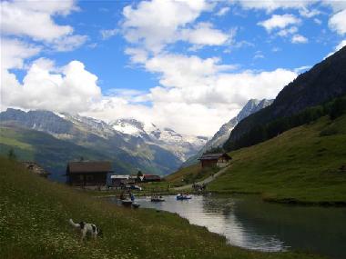 Wanderung zum Lac Arbey oberhalb von Evol�ne