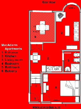 Pension in Lile Pag Novalja  (Licko-Senjska) oder Ferienwohnung oder Ferienhaus