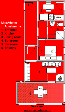 Pension in Lile Pag Novalja  (Licko-Senjska) oder Ferienwohnung oder Ferienhaus