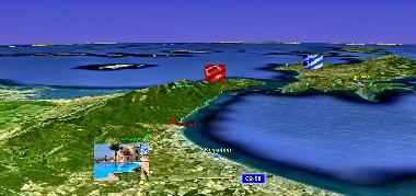 Location: Opposite to the Greek island Samos. Daily tours to Samos possible.