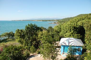 Blick mit Entfernung zum Meer