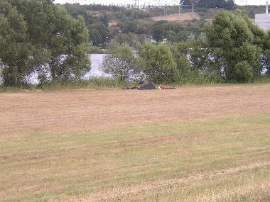 Ein Strand direkt an der Elbe gehrt zur Wohnung