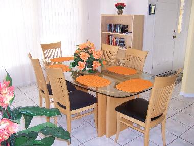 Grosser Essbereich fr 6 Personen