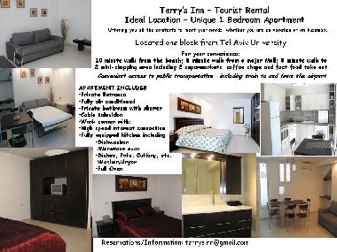 Ferienwohnung in Ramat Aviv, Tel Aviv (Tel Aviv) oder Ferienwohnung oder Ferienhaus