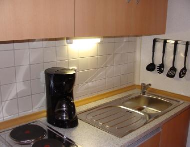 Ferienwohnung Elsternest Wohnk�che - Waldcafe Maus