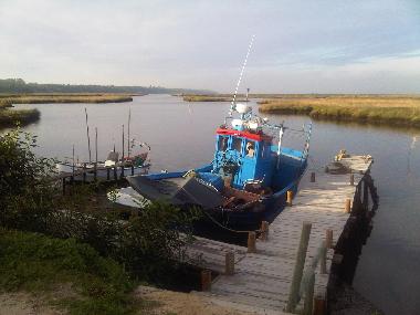 Typisches Fischer Boot in Comporta