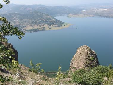 Blick vom Rhodopengebirge, in der Gegend von Kardjali