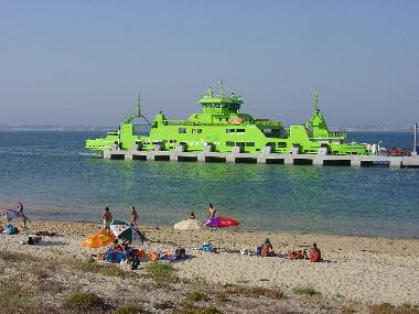 Ferry von Setubal nach Troia, im Weg nach Comporta