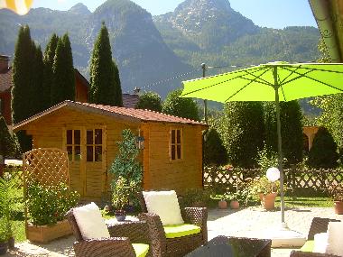 Gartenteil Landhaus Bergidyll mit Traumbergblick