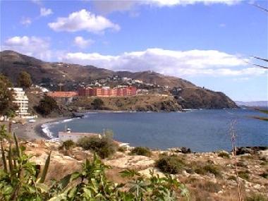 Hier sehen Sie die Strnde Playa Eucaliptus und im Hintergrund Playa Galera.