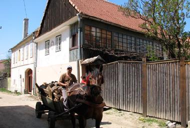 Der Michelsberger Hof von der Dorfstra�e aus
