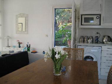 Essbereichs Blick zur Tr