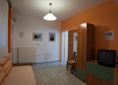 Apartment Typ B, Wohnzimmer