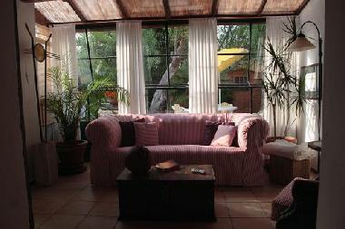 Wintergarten im Sommer (Bezge aus Baumwolle)