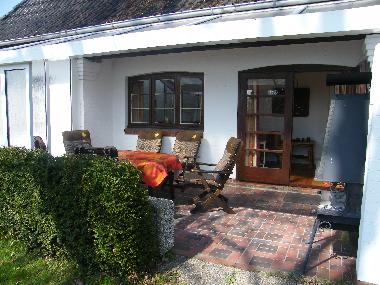 �berdachte Terrasse