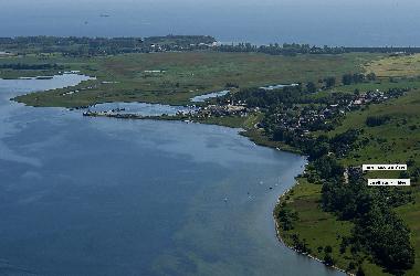 unsere H�user liegen auf einer meerumschlungenen Landzunge