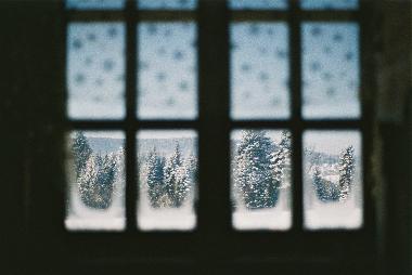 Romantische Ausblicke nicht nur aus Schlafzimmer auch im Winter
