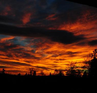 Romantisches Abendrot