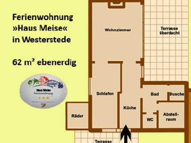 Ferienwohnung in Westerstede (Nordsee-Festland / Ostfriesland) oder Ferienwohnung oder Ferienhaus