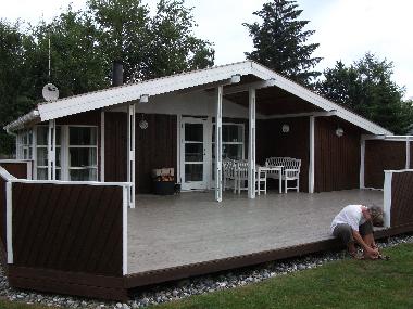 Sommerhus, B�t� - front.