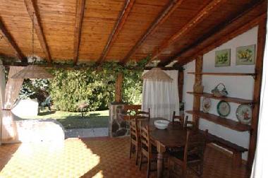 Breakfast veranda (entrance from the kitchen)