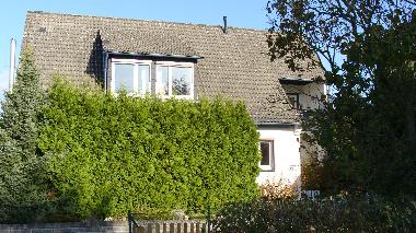 Ansicht unseres Hauses von der Strae
