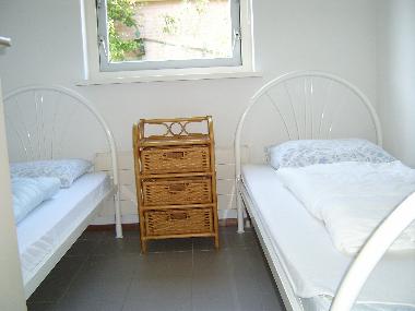 Schlaffzimmer mit 2 Einzelbetten