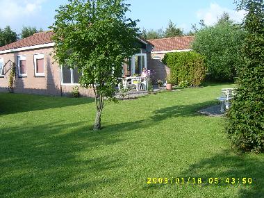 Rckseite des Hauses