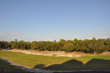 Golfplatz Blick von der Terrasse