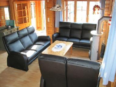 Wohnzimmer von der Treppe