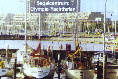 Ihre Yacht ganz nah - im fusslufigen Olympia-Yachtsporthafen gibt es immer etwas zu gucken