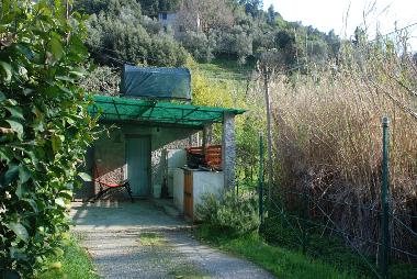 Parkplatz mit Kellerabteil