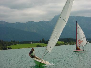 Segeln auf dem Forggensee