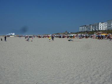 Hauptbadestrand auf Borkum