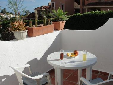 Terrasse von Appartement Rosario