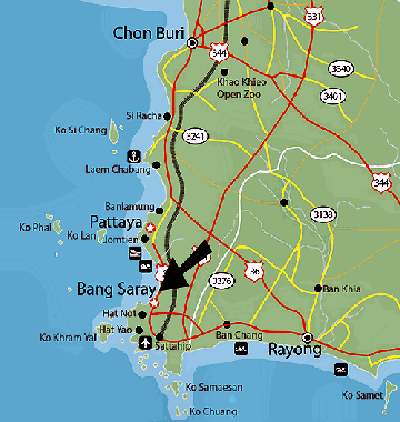Ferienwohnung in Pattaya (Chon Buri) oder Ferienwohnung oder Ferienhaus
