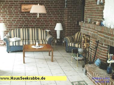 EG - Wohnzimmer mit offenem Kamin