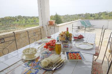 private Terrasse Haus "Calongo"