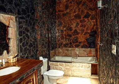 Badezimmer mit Whirlpool