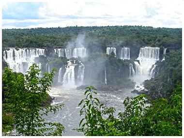 Iguaz� Wasserf�lle (von der brasilianische Seite)