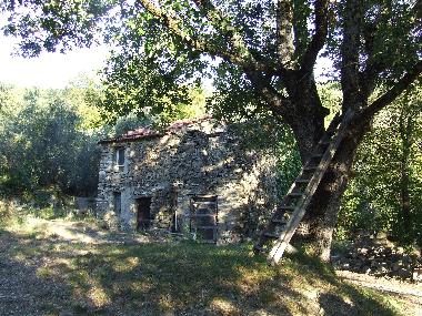 Heute noch eine Ruine - hier entstehen zwei Ferienwohnungen in Alleinlage