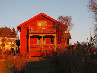 Die Trollhyttan in der Abendd�mmerung