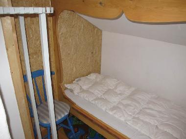 Alkovenbett in Nische