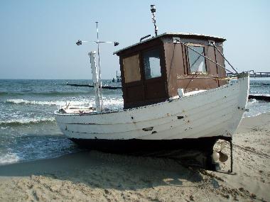 Fischerboot / Strandfischer