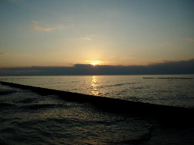 Sonnenaufgang auf der Ostsee
