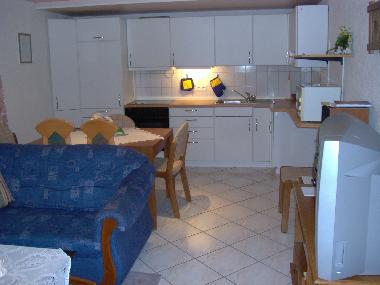 K�che und Aufenthalts Zimmer