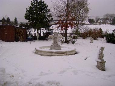 Garten im Winter