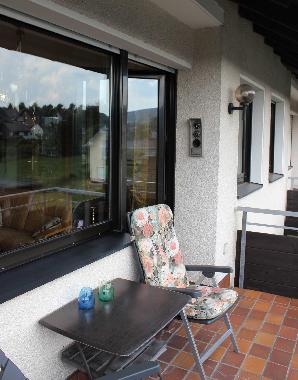 Ein ger�umiger Balkon