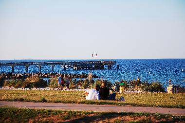 Seebr�cke am Sch�nberger-Strand, nur 100m entfernt