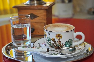 Melange, eine typisch wienerische Kaffeespezialitt